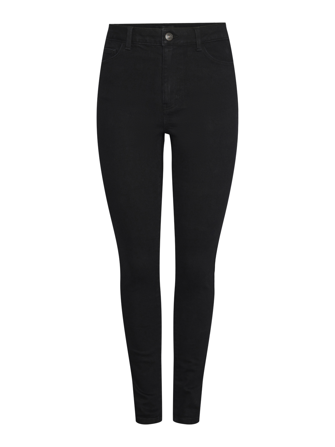 PCDANA High Waist Jeans - Black Denim
